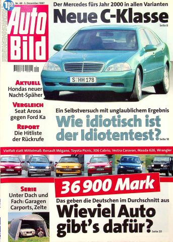 Deckblatt Auto Bild (49/1997)